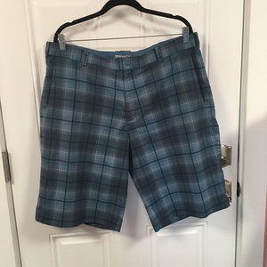 Men's Nike Golf Dri-Fit Plaid Shorts - Size 38